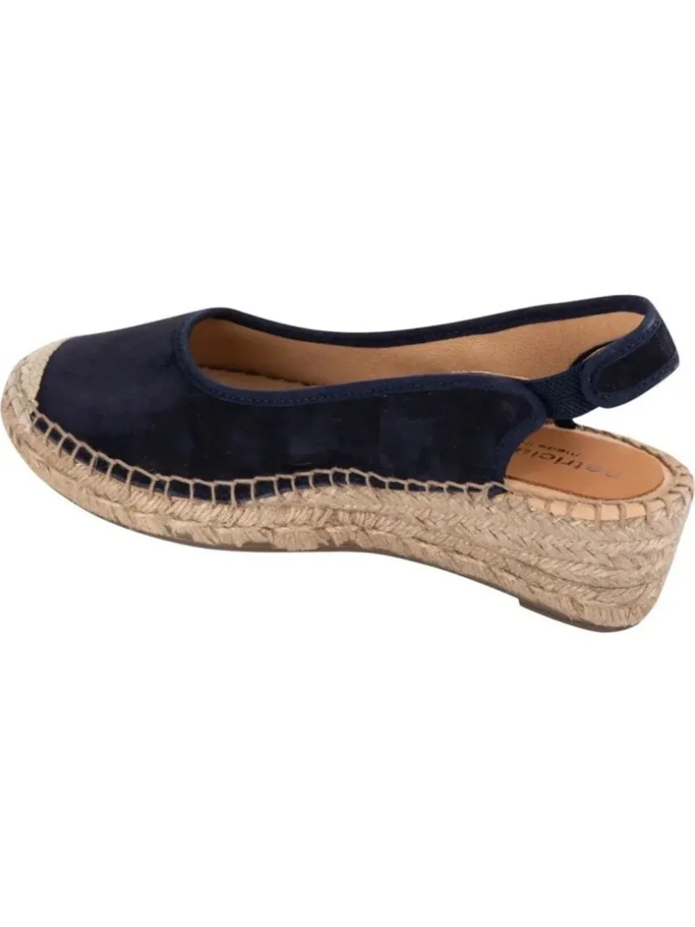 Patricia Green Valencia Closed Toe Slingback Espadrille Size 9 Navy